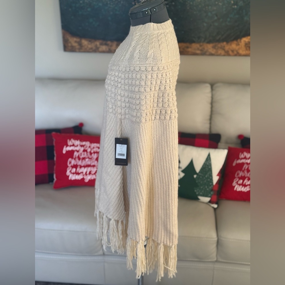 FRYE Cotton‎ Poncho Size One Size NWT - Picture 3 of 5
